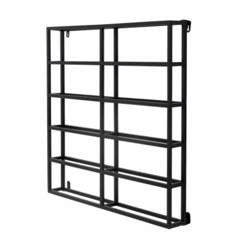 Bloomingville Magne Wine Rack, Black, Metal