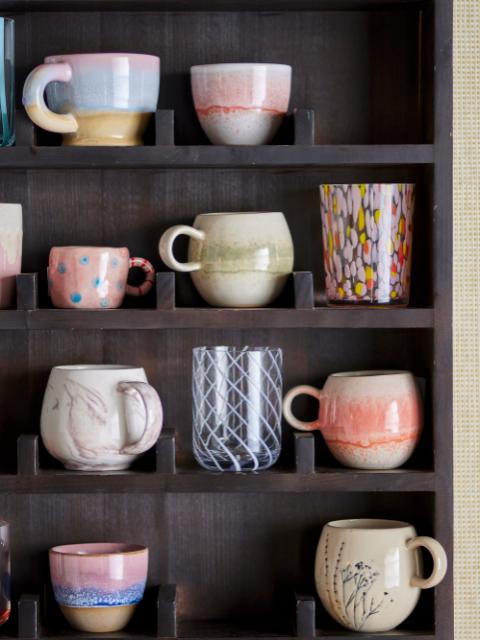 Bloomingville Bea Mug, Nature, Stoneware, 6-Pack