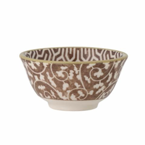 Bloomingville Maple Bowl, Brown, Stoneware, 6-Pack