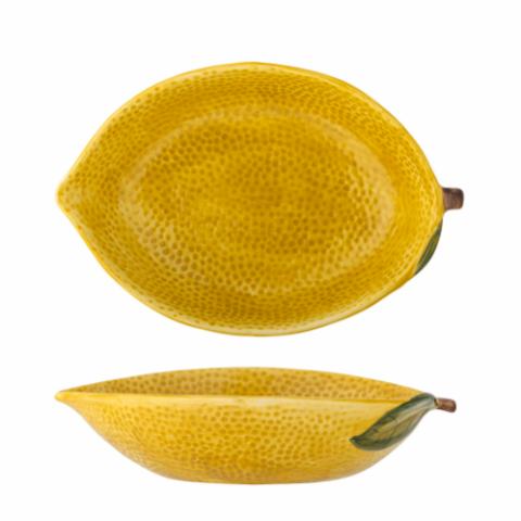 Bloomingville Limone Bowl, Yellow, Stoneware