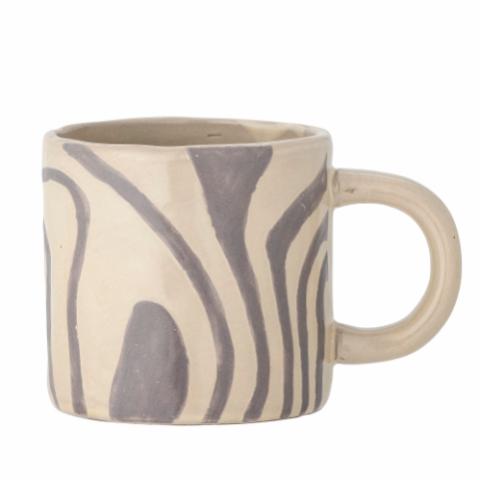 Bloomingville Ninka Mug, Grey, Stoneware, 6-Pack