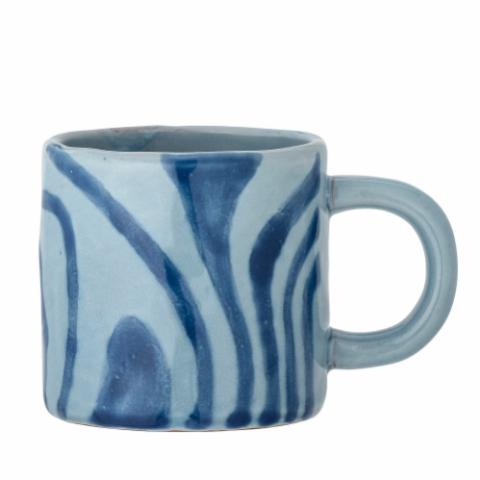 Bloomingville Ninka Mug, Blue, Stoneware, 6-Pack