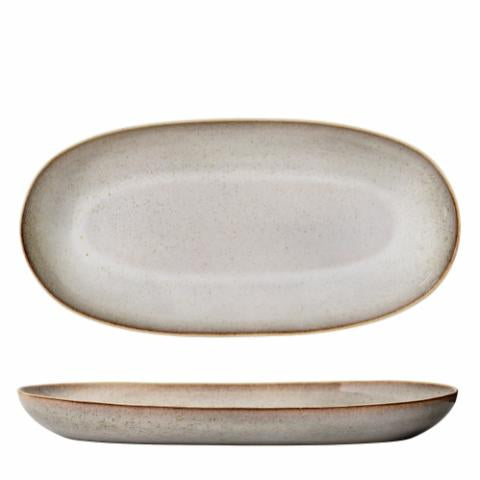 Bloomingville Sandrine Serving Plate, Nature, Stoneware