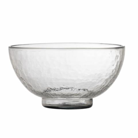 Bloomingville Taro Bowl, Clear, Recycled Glass