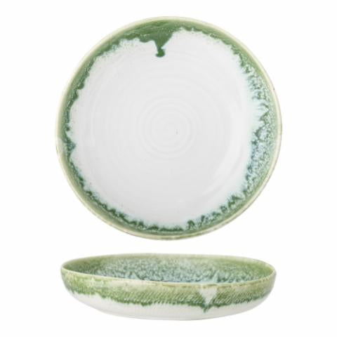 Bloomingville Prim Serving Plate, Green, Stoneware