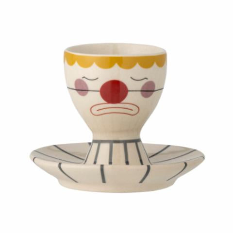 Fizbo Egg Cup, Nature, Stoneware , 4-Pack