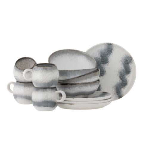 Bloomingville Paula Breakfast Set, Grey, Stoneware