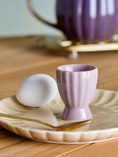 Latina Egg Cup, Rose, Stoneware, 6-Pack