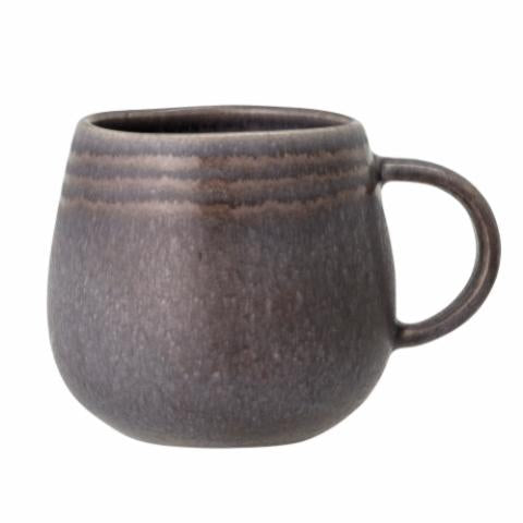 Bloomingville Raben Mug, Grey, Stoneware, 6-Pack