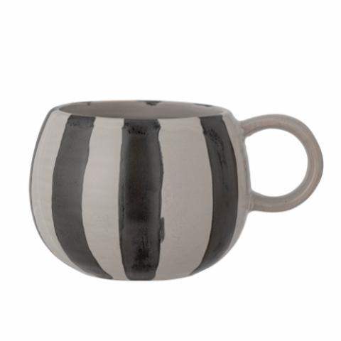 Bloomingville Serina Mug, Black, Stoneware, 6-Pack