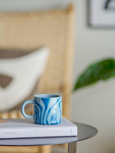 Bloomingville Ninka Mug, Blue, Stoneware, 6-Pack