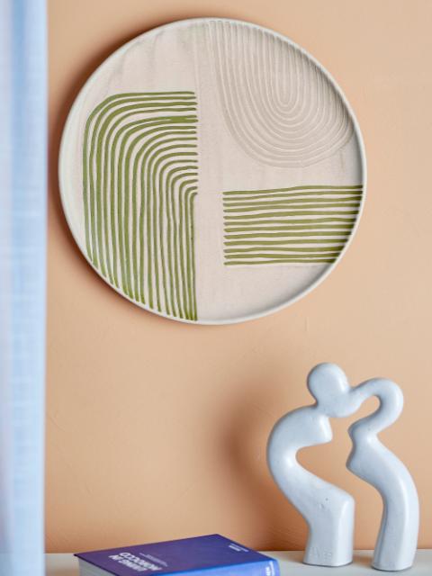 Bloomingville Amica Serving Plate, Rose, Stoneware