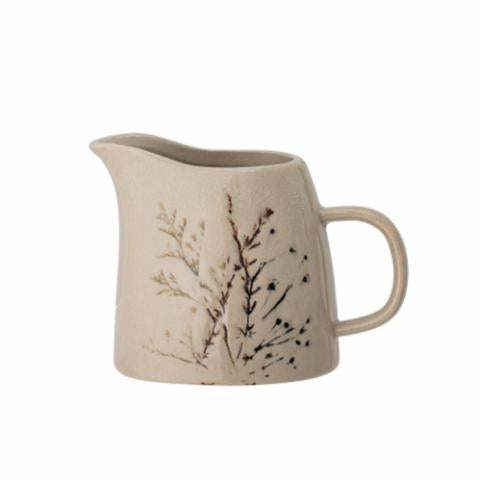 Bloomingville Bea Milk Jug, Nature, Stoneware