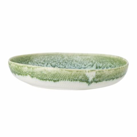 Bloomingville Prim Serving Plate, Green, Stoneware