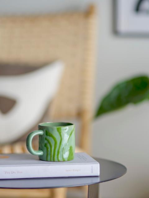 Bloomingville Ninka Mug, Green, Stoneware, 6-Pack