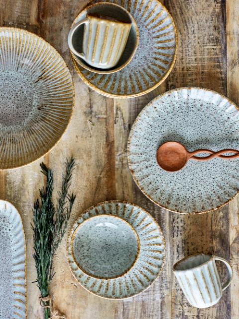 Bloomingville Fleur Bowl, Nature, Stoneware
