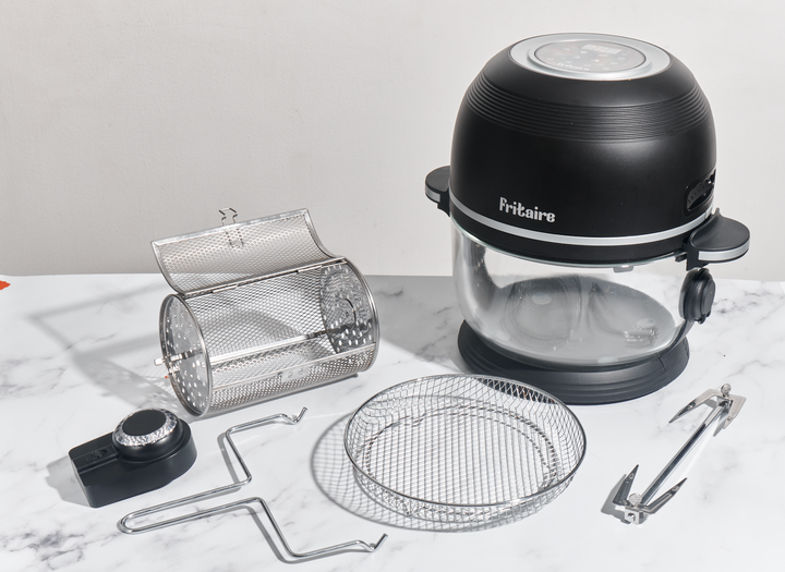 Fritaire Air Fryer med 4,8 Lglasskål Svart