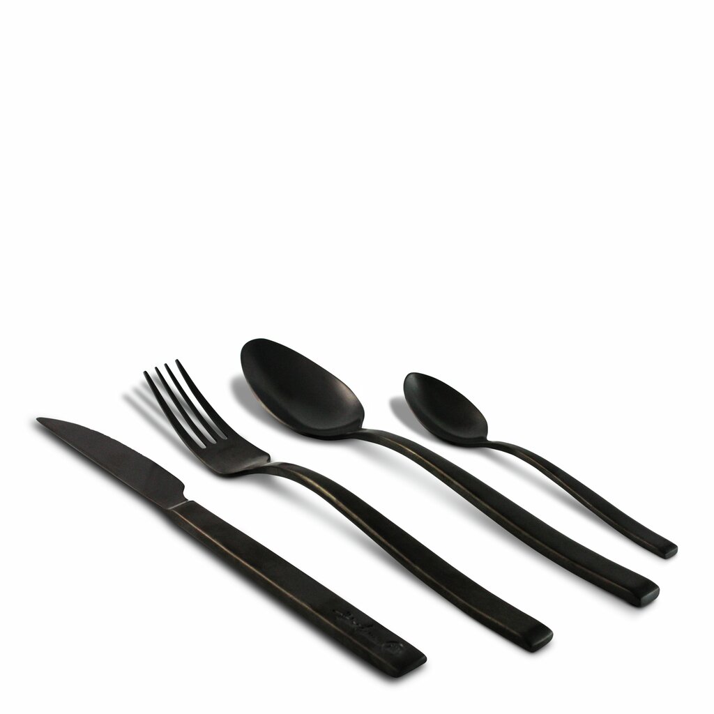 Magnor - Pure Black 24 delar bestickset matt
