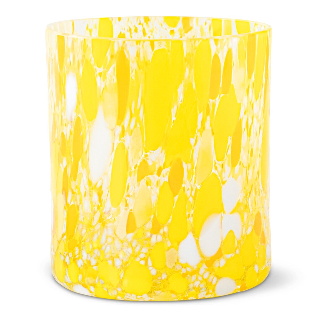 Magnor - Swirl dricksglas/lykta gul multi 35 cl