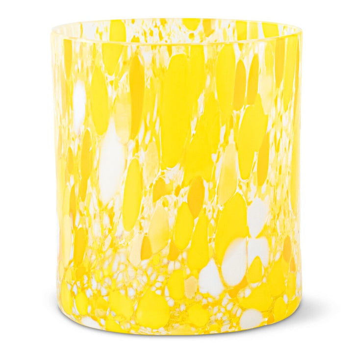 Magnor - Swirl dricksglas/lykta gul multi 35 cl