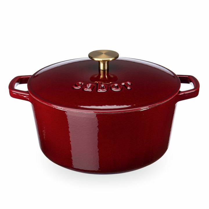 Sabor - Gjutjärnsgryta - 4,4 l - Zinfandel/Mässing