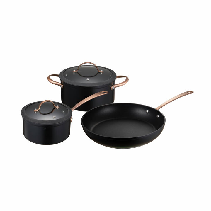 Modern House - Black Copper - Grytset s/3 - 4,5/ 1,5 l/ D28 cm
