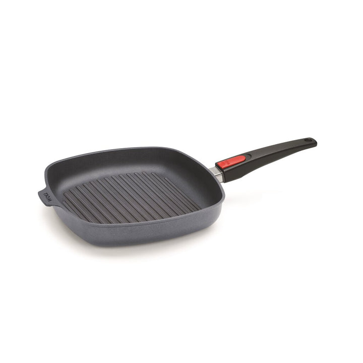 Woll - Diamond Lite - Grillpanna 28x28 cm H 4 cm avtagbart handtag, Induktion