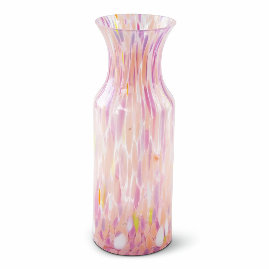 Magnor - Swirl karaff/vas rosa multi 1,4 l / 27 cm