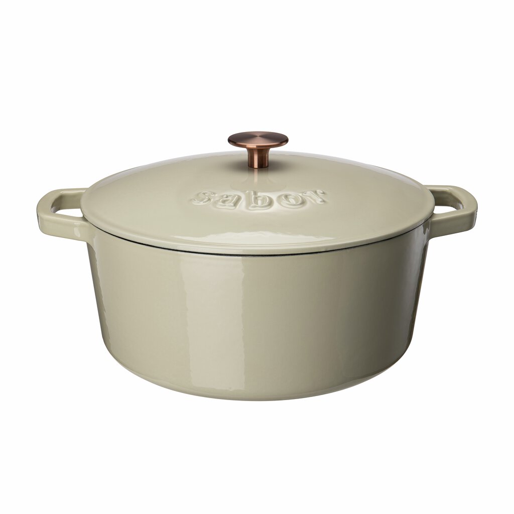 Sabor - Gjutjärnsgryta - 6,7 l - Varmgrå