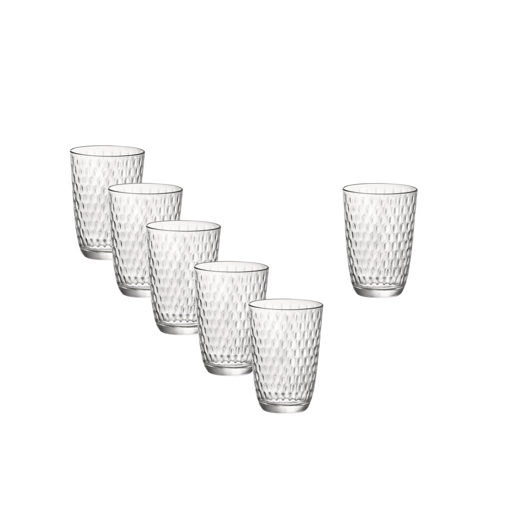 Modern House - Aqua - Vattenglas 6-pk - 39 cl