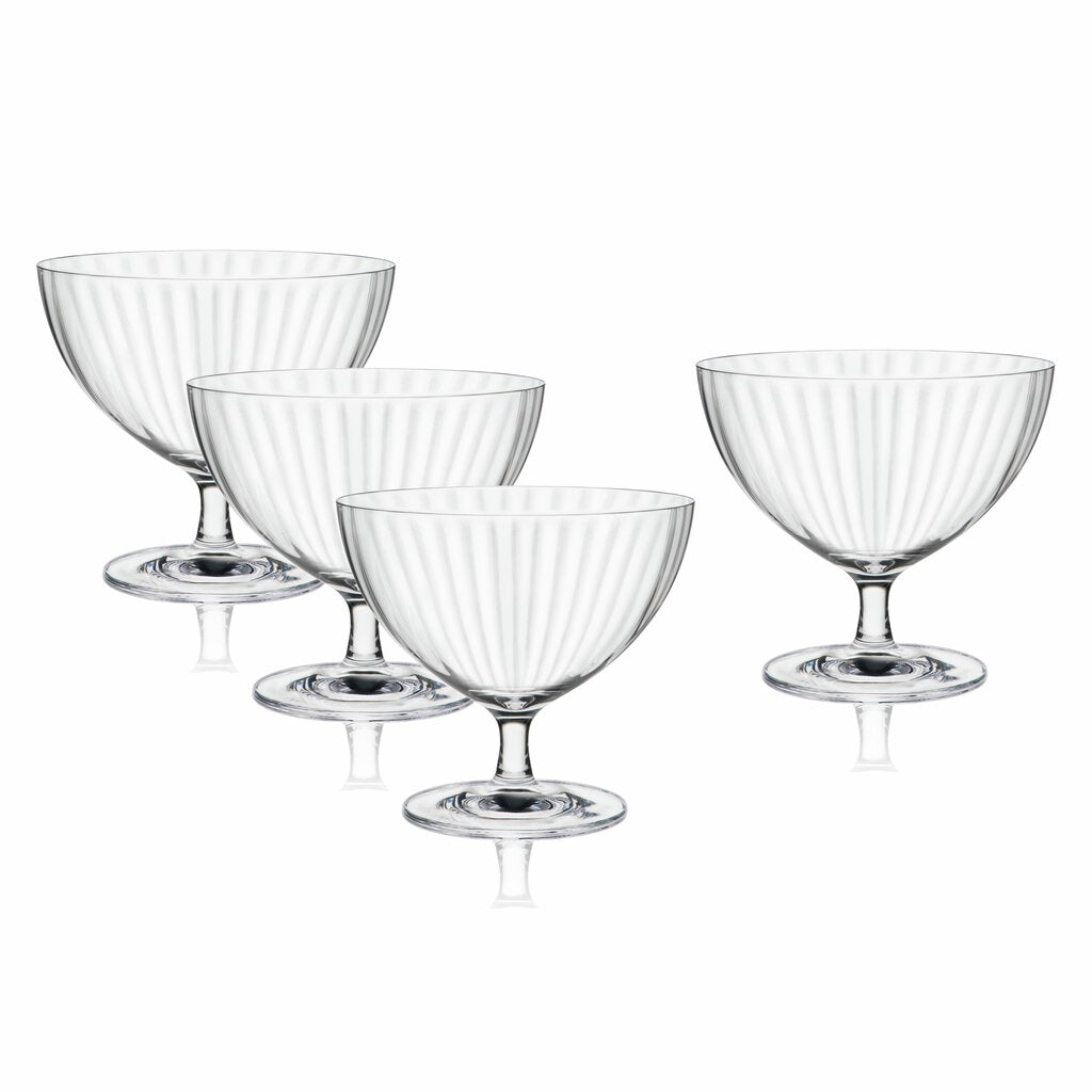 Modern House - Timeless - Dessertskålar på fot 4-pk - 0,4 l