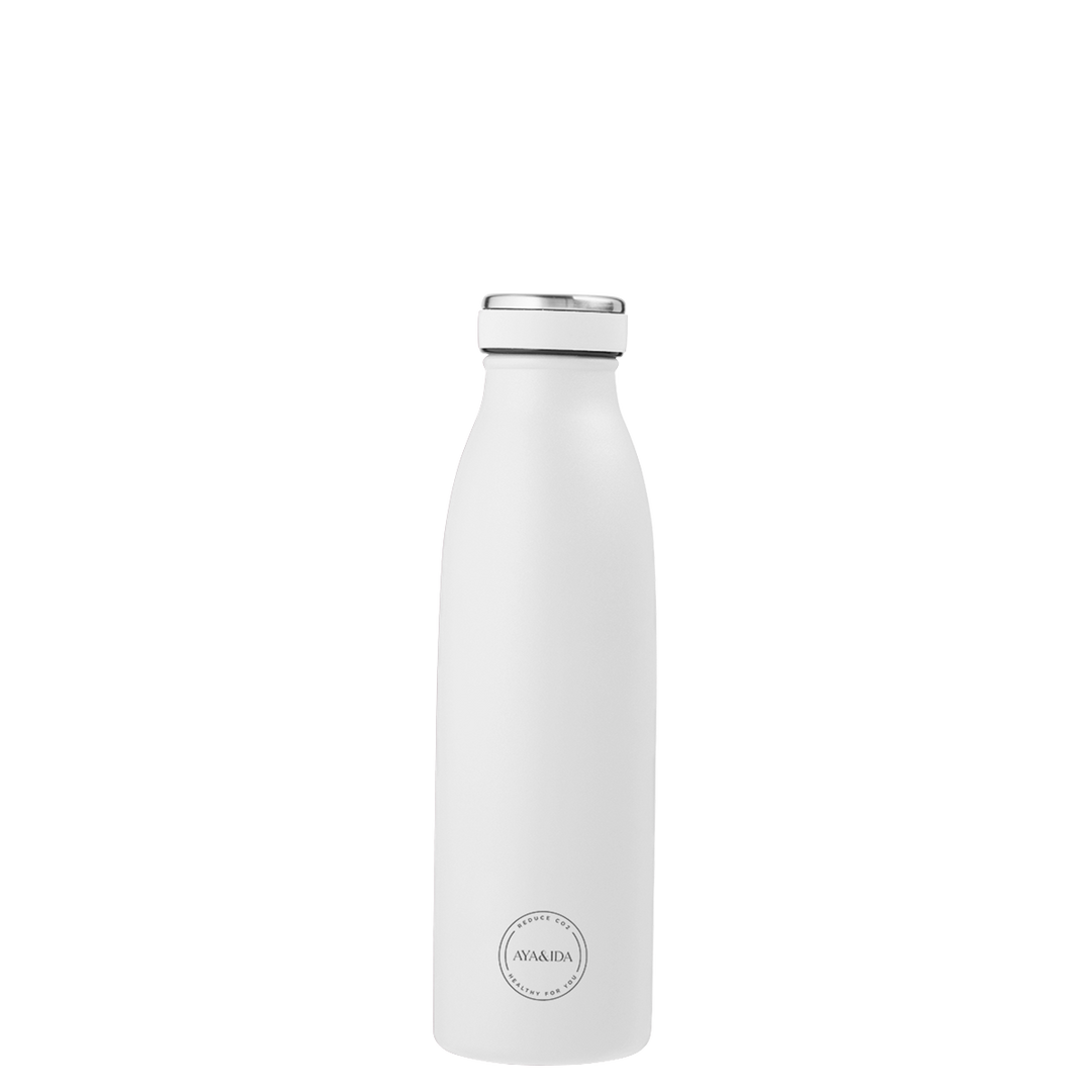 AYA&IDA Dricksflaska - Vintervit - 500ML
