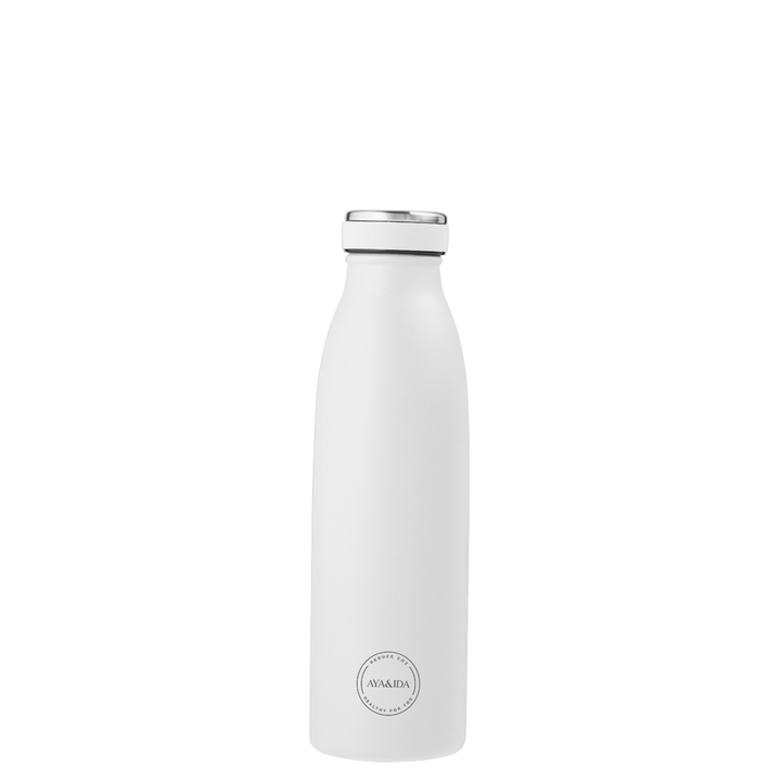 AYA&IDA Dricksflaska - Vintervit - 500ML