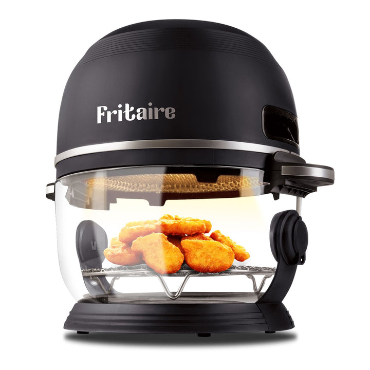 Fritaire Air Fryer med 4,8 Lglasskål Svart