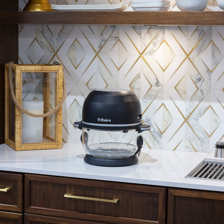 Fritaire Air Fryer med 4,8 Lglasskål Svart