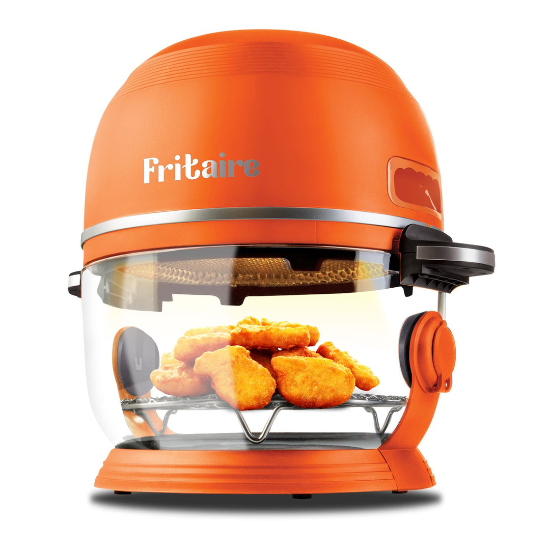 Fritaire Air Fryer med 4,8 Lglasskål Orange