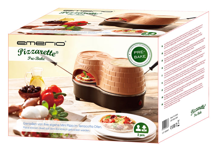 Emerio Pizzaugn med Handgjord Terrakottakupol