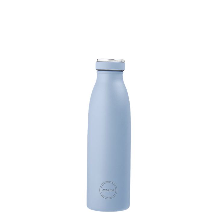 AYA&IDA Dricksflaska - Pulverblå - 500ML