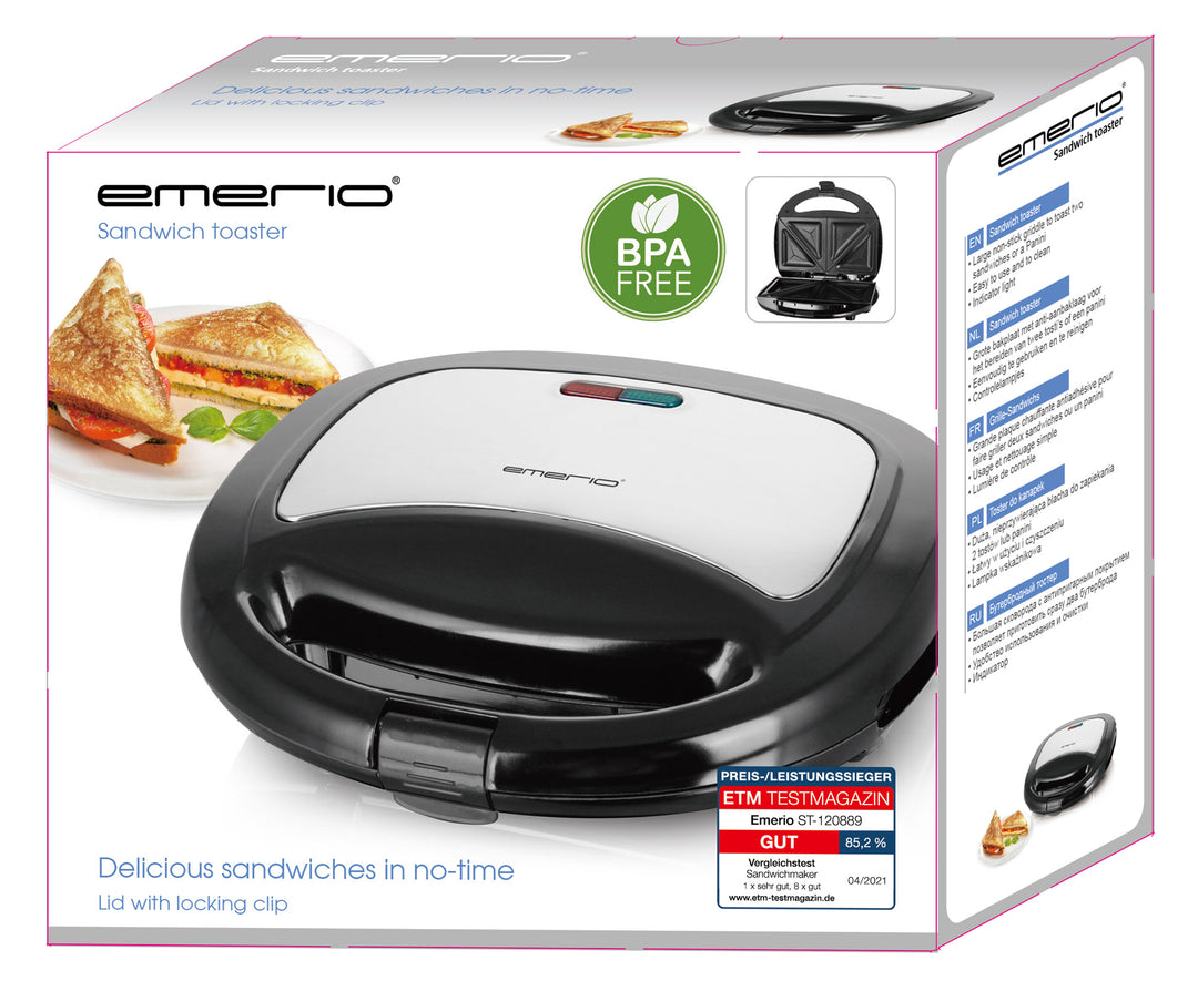 Emerio Dubbel Smörgåsgrill