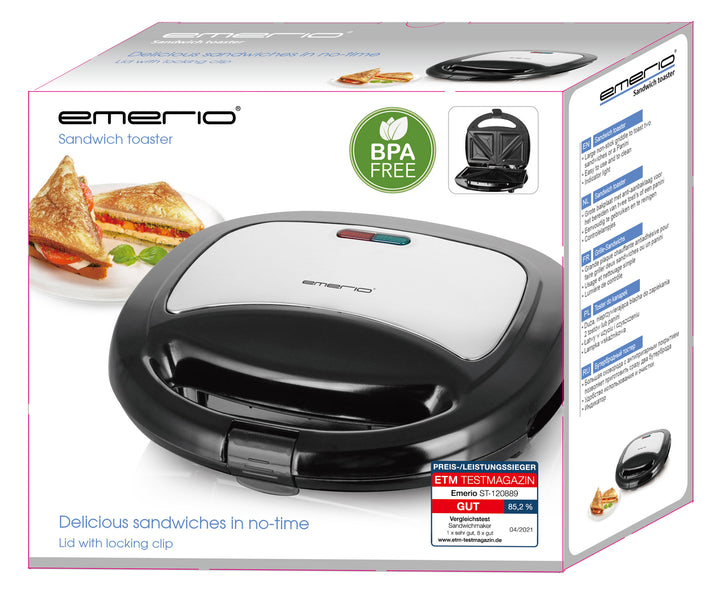 Emerio Dubbel Smörgåsgrill